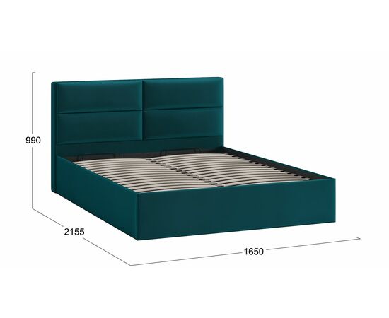 Кровать с ПМ «Глосс» Тип 1 (с подъемным механизмом) без заглушины, изображение 2 | Интернет магазин мебели и декора LifeDekor