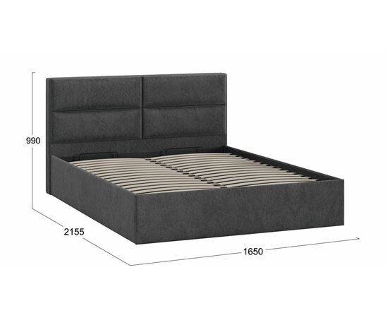 Кровать с ПМ «Глосс» Тип 1 (с подъемным механизмом) без заглушины, изображение 2 | Интернет магазин мебели и декора LifeDekor