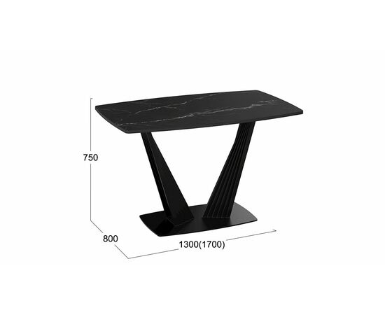 Стол раздвижной «Фабио» Тип 1, изображение 2 | Интернет магазин мебели и декора LifeDekor