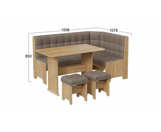 Кухонный уголок «Флорида», изображение 2 | Интернет магазин мебели и декора LifeDekor