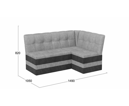 Скамья угловая «Оскар» исп. 2, изображение 2 | Интернет магазин мебели и декора LifeDekor