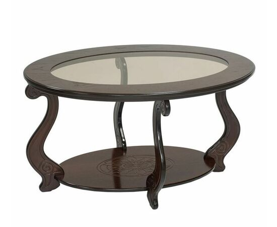 Стол журнальный "Виват С" (орех ) Вис | Интернет магазин мебели и декора LifeDekor