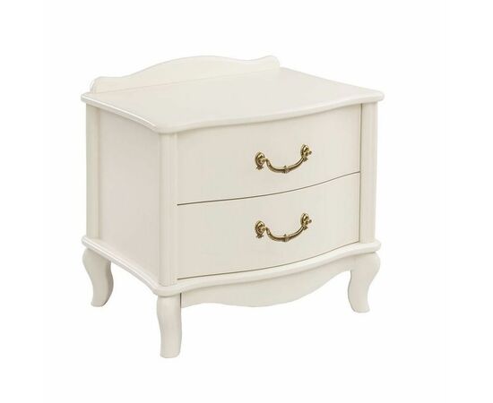 Тумбочка прикроватная "Джульетта" 2 ящ. (молочный дуб ) Вис | Интернет магазин мебели и декора LifeDekor