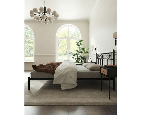 Кровать Франческа без изножья (160х200/ноги металл/цвет Черный), изображение 3 | Интернет магазин мебели и декора LifeDekor