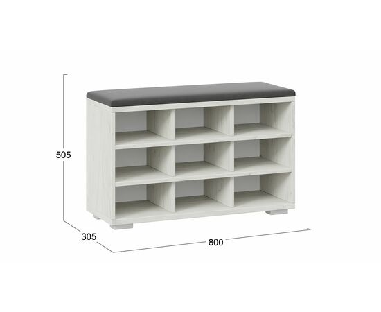 Тумба для обуви Тип 10, изображение 2 | Интернет магазин мебели и декора LifeDekor