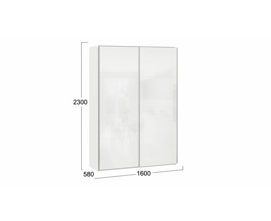 Шкаф-купе 2-х дверный «Траст», изображение 2 | Интернет магазин мебели и декора LifeDekor