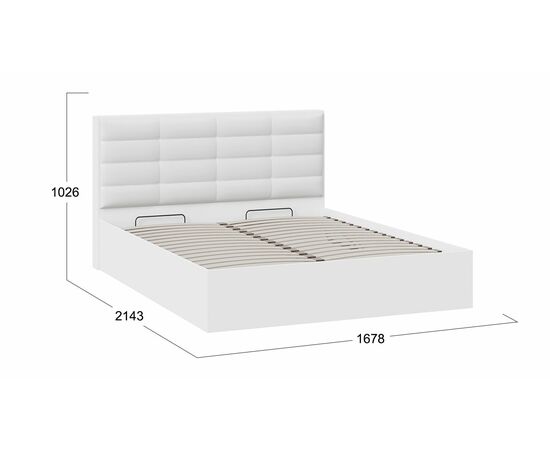 Кровать с ПМ «Агата» Тип 1 (с подъемным механизмом) с заглушиной, изображение 2 | Интернет магазин мебели и декора LifeDekor