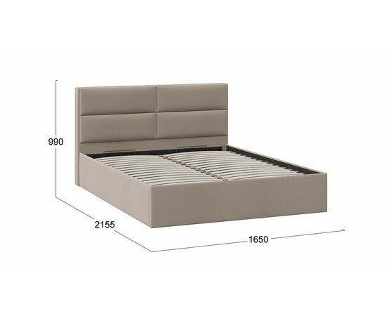 Кровать с ПМ «Глосс» Тип 1 (с подъемным механизмом) с заглушиной, изображение 2 | Интернет магазин мебели и декора LifeDekor