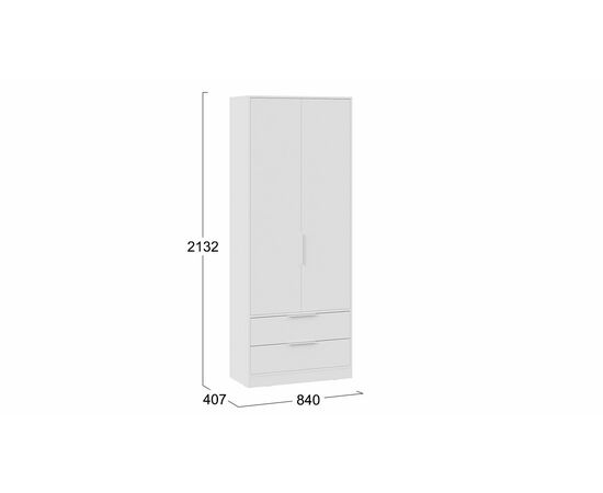 Шкаф для одежды «Марли», изображение 2 | Интернет магазин мебели и декора LifeDekor