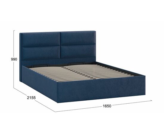 Кровать с ПМ «Глосс» Тип 1 (с подъемным механизмом) с заглушиной, изображение 2 | Интернет магазин мебели и декора LifeDekor