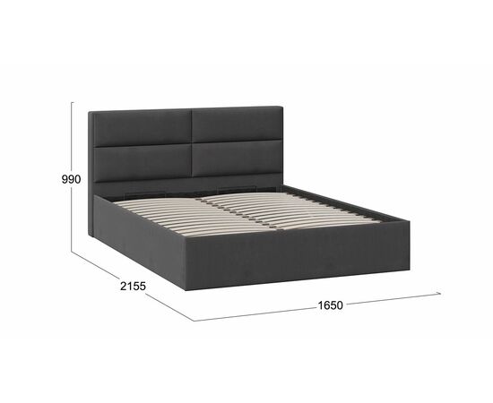 Кровать с ПМ «Глосс» Тип 1 (с подъемным механизмом) с заглушиной, изображение 2 | Интернет магазин мебели и декора LifeDekor