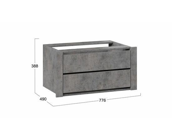 Модуль универсальный с 2 ящиками (1600), изображение 2 | Интернет магазин мебели и декора LifeDekor