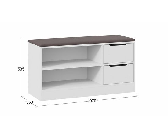 Тумба для обуви Тип 13, изображение 2 | Интернет магазин мебели и декора LifeDekor