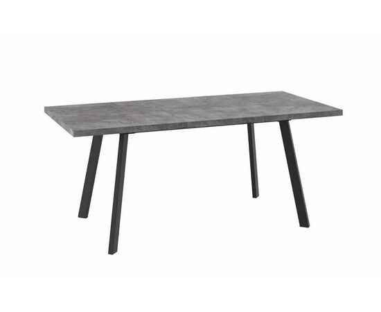 Стол раздвижной Бьерн -140(180)х85 Дымчатая керамика/Чёрный, изображение 2 | Интернет магазин мебели и декора LifeDekor