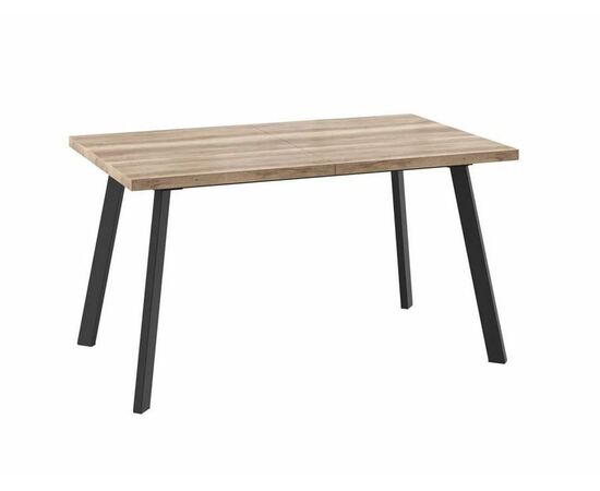 Стол раздвижной БОРГ-140(180)х85  Дуб каньон/Чёрный | Интернет магазин мебели и декора LifeDekor