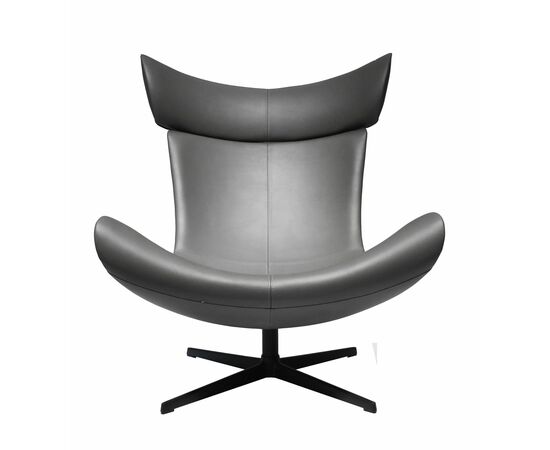 Кресло TORO серый, экокожа, изображение 2 | Интернет магазин мебели и декора LifeDekor