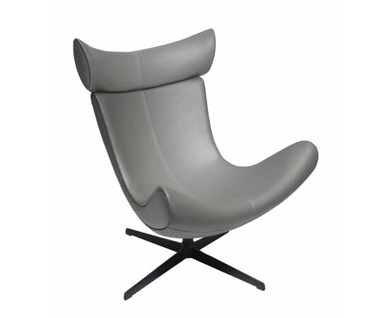 Кресло TORO серый, экокожа | Интернет магазин мебели и декора LifeDekor