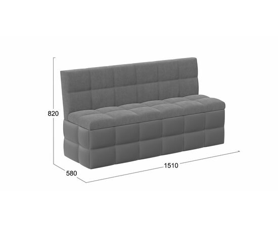 Скамья прямая «Домино» Исп. 2, изображение 2 | Интернет магазин мебели и декора LifeDekor