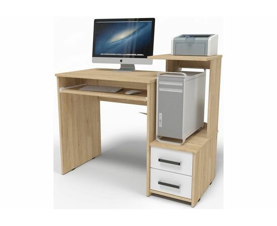 Стол Джаз-24 правый дуб сонома | Интернет магазин мебели и декора LifeDekor