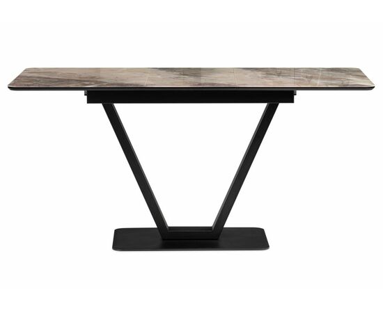 Стол стеклянный Бугун 120х80х77 каталония / черный, изображение 3 | Интернет магазин мебели и декора LifeDekor