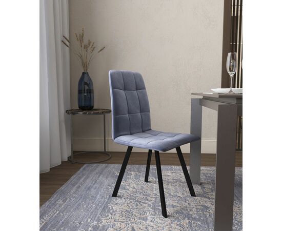 Стул мягкий SHADO Соната профиль серый/черный, изображение 9 | Интернет магазин мебели и декора LifeDekor