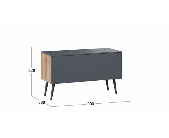 Тумба для теле- и радиоаппаратуры «Порто» с опорами, изображение 2 | Интернет магазин мебели и декора LifeDekor