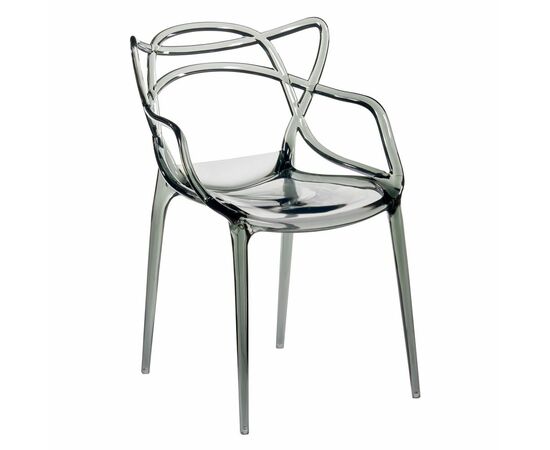 Комплект из 4-х стульев Masters прозрачный серый, изображение 2 | Интернет магазин мебели и декора LifeDekor