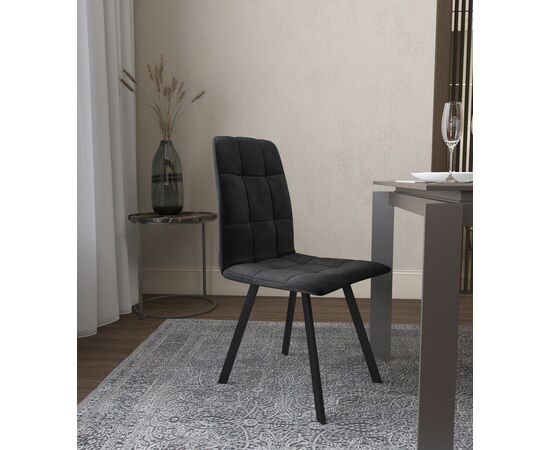 Стул мягкий SHADO Соната профиль черный/черный, изображение 9 | Интернет магазин мебели и декора LifeDekor