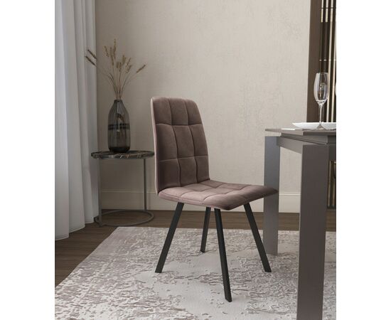 Стул мягкий SHADO Соната профиль бежевый/черный, изображение 9 | Интернет магазин мебели и декора LifeDekor