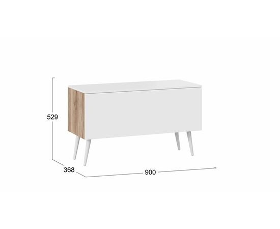Тумба для теле- и радиоаппаратуры «Порто» с опорами, изображение 2 | Интернет магазин мебели и декора LifeDekor
