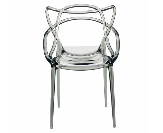 Комплект из 4-х стульев Masters прозрачный серый, изображение 3 | Интернет магазин мебели и декора LifeDekor