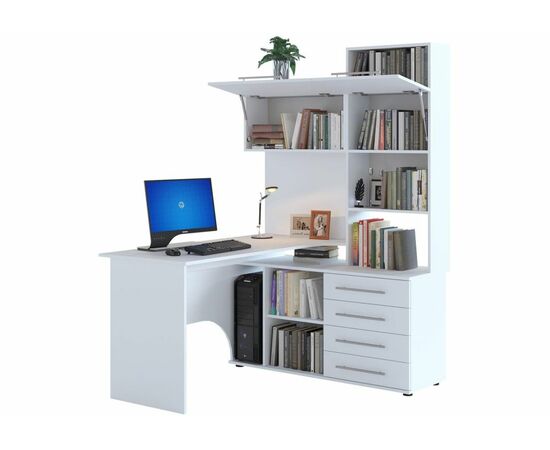 Стол КСТ-14П белый правый, изображение 3 | Интернет магазин мебели и декора LifeDekor