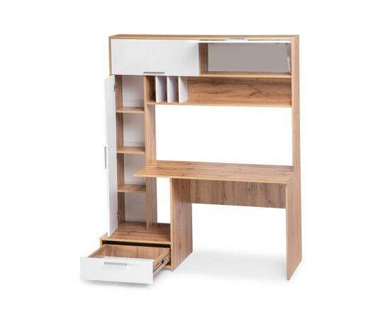 Стол Лайт 03.243 дуб золотой (craft) / белый премиум, изображение 4 | Интернет магазин мебели и декора LifeDekor