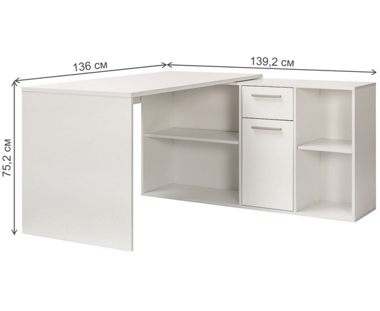 Стол Лайт 03.245F белый гладкий 101, изображение 2 | Интернет магазин мебели и декора LifeDekor