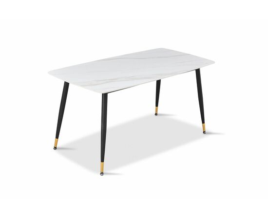 Стол обеденный Рио DT-2849.1, 140х80х75 см, белый мрамор | Интернет магазин мебели и декора LifeDekor
