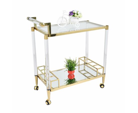 Стол сервировочный Виктори MH1798DC, 77х40х89 см, золото | Интернет магазин мебели и декора LifeDekor