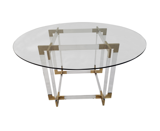 Стол обеденный Никсон MH-07DT, прозрачный, изображение 2 | Интернет магазин мебели и декора LifeDekor