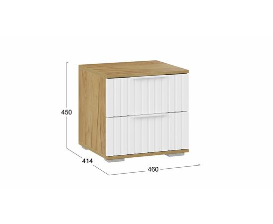 Тумба прикроватная «Хилтон», изображение 2 | Интернет магазин мебели и декора LifeDekor