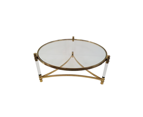 Стол журнальный Эклект MH1796CT, 104х104х46см, золото | Интернет магазин мебели и декора LifeDekor