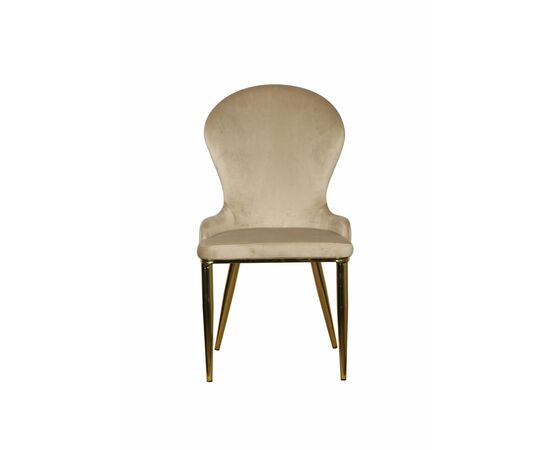 Стул обеденный Констанция TW-1163, бежевый/золото, изображение 2 | Интернет магазин мебели и декора LifeDekor