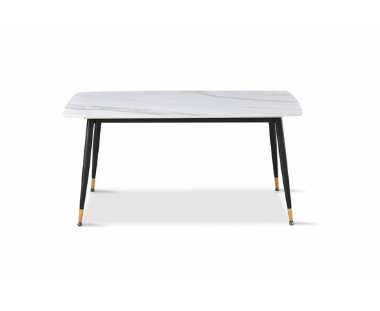 Стол обеденный Рио DT-2849, 160х80х75 см, белый мрамор | Интернет магазин мебели и декора LifeDekor