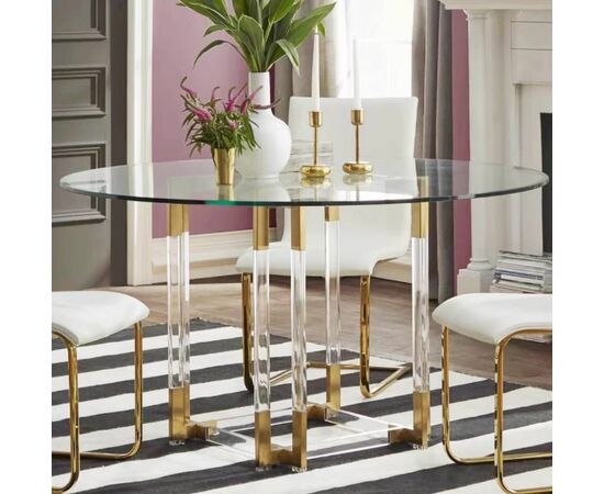 Стол обеденный Никсон MH-07DT, прозрачный, изображение 3 | Интернет магазин мебели и декора LifeDekor