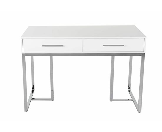 Стол-консоль Армада F-1543, 120х60х78 см, белый, серебро | Интернет магазин мебели и декора LifeDekor