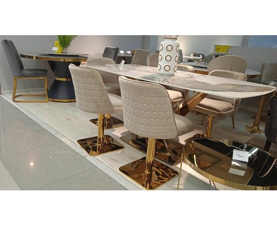 Стул обеденный Лоренсо вращающийся DC-3988, бежевый, изображение 5 | Интернет магазин мебели и декора LifeDekor