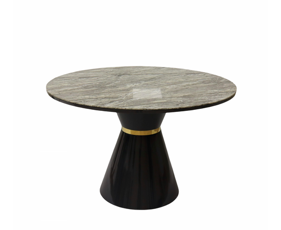 Стол обеденный Орион F-1435, 120х120х76 см, серый мрамор | Интернет магазин мебели и декора LifeDekor