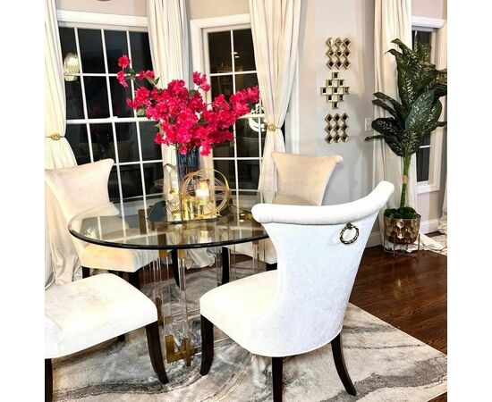 Стол обеденный Никсон MH-07DT, прозрачный, изображение 4 | Интернет магазин мебели и декора LifeDekor