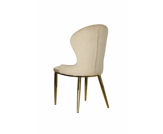 Стул обеденный Констанция TW-1163, бежевый/золото, изображение 4 | Интернет магазин мебели и декора LifeDekor