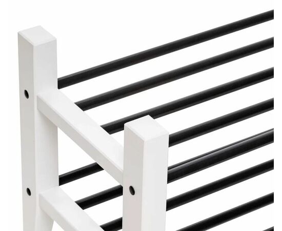 Подставка для обуви Мира (85х37 / белый), изображение 4 | Интернет магазин мебели и декора LifeDekor