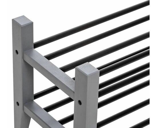 Подставка для обуви Мира (85х37 / серый), изображение 4 | Интернет магазин мебели и декора LifeDekor