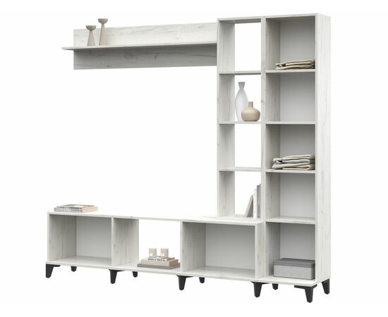 Стенка «Аурелия», дуб крафт белый, изображение 5 | Интернет магазин мебели и декора LifeDekor